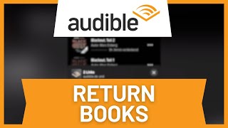 Audible How to Return Books [upl. by Clarence]