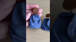 How to embed posts for polymer clay stud earrings [upl. by Dannye]