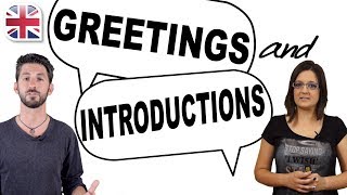 English Greetings and Introductions  Spoken English [upl. by Brent]