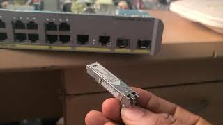 how to check my Cisco switches sfp port status or how do I know if my sfp port is working [upl. by Suiravad804]