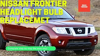 Easy Nissan Frontier LED Headlight Bulb Upgrade [upl. by Adnwahsal]