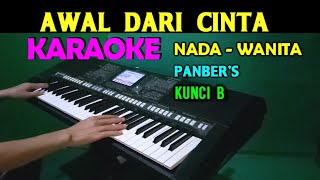 AKHIR CINTA  Panbers  KARAOKE NADA WANITA HD [upl. by Amitie662]