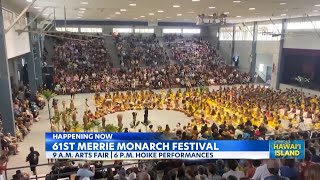 61st Merrie Monarch Festival kicks off with Hawaiian Arts Fair and Hoike performances [upl. by Onez707]