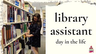 Day in the Life of a Library Assistant  Hospital Library [upl. by Auqinehs981]