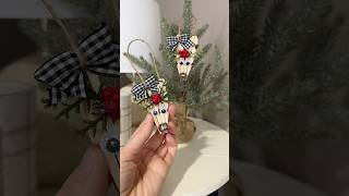 DIY Clothespin Reindeer Ornament diy diychristmasornaments [upl. by Tarton355]