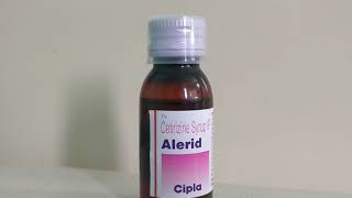 हिन्दी में जानिए। Alerid syrup। सरदी झूकाम अल्लारज्य की दवा [upl. by Ahsrav]