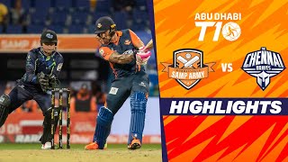 Chennai Braves vs Morrisville Samp Army  Abu Dhabi T10  Match 7  HighlightsJioCinema amp Sports18 [upl. by Cenac]