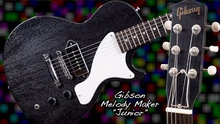 Why Do People Want These 2003 Gibson P90 Melody Maker with Bridge  Tailpiece Black  Review  Demo [upl. by Adnohr]