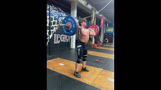 110kg Clean and power jerk [upl. by Ninerb]