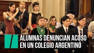 Exalumnas denuncian acoso en un colegio argentino [upl. by Grey551]