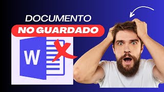 RECUPERAR documentos NO GUARDADOS en Microsoft Word  Paso a Paso 2024 [upl. by Ysnat]