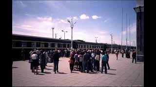 Ulan Bator Railway station Mongolia 1992 Water Colours [upl. by Ellehcir240]