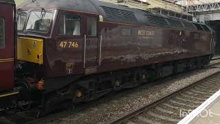 Keighley 19 September 2024 47746  47780 WCR [upl. by Llertnauq]