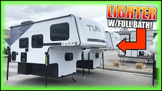 SMALLER with Bathroom 2022 Travel Lite 770R Truck Camper [upl. by Goober403]