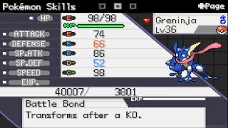 Pokemon Unbound 211  How to Change Greninja Ability to Battle Bond  How to Get AshGreninja Form [upl. by Nilved713]