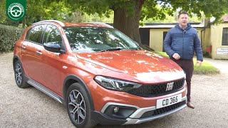 NEW Fiat Tipo Cross 2022  HYBRID 48V ENGINE  FULL REVIEW [upl. by Tennaj253]