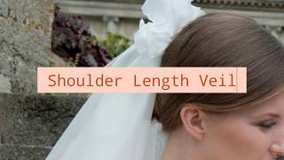 Make a ShoulderLength Mantilla Bridal Veil  HATalk DIY Millinery Project 5 [upl. by Noisla909]