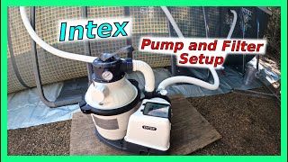 Intex Pump and Filter setup Intex sf901101 [upl. by Clute]