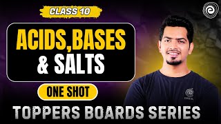 Acids Bases and Salts ONE SHOT SERIES  Chemistry Class 10  Akshay [upl. by Brebner]