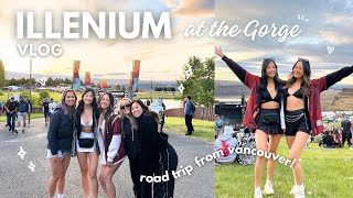 ILLENIUM VLOG road trip to the gorge kaskade two friends blanke amp more [upl. by Adieno]