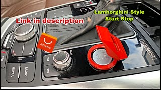 INSTALL Bouton Start Stop Lamborghini Style  AliExpress [upl. by Ahserb687]