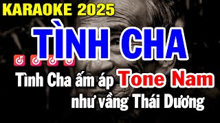 Karaoke Tình Cha  Ngọc Sơn Tone Nam Dể Hát Nhạc Sống  Karaoke Huỳnh Lê [upl. by Perrin672]