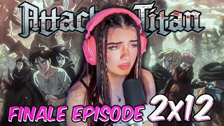 Im SHATTERED  SCREAM 2x12  ATTACK ON TITAN  Reaction [upl. by Lindsey446]