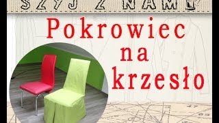 Pokrowiec na krzesło odc 1 Szycie krok po kroku dla początkujących [upl. by Nedyarb518]