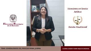 DERECHO PENAL JUVENIL TERCER EVALUACION [upl. by Nishi]