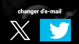 Comment changer demail sur Twitter X [upl. by Llerahs]