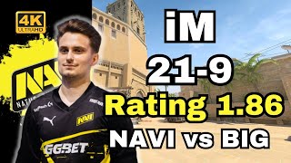 【4K】NAVI iM vs BIG MIRAGE  BLAST Premier Fall Groups 2024 cs2 pov [upl. by Oona]