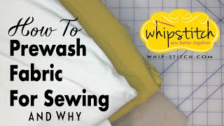 How To Preshrink Fabric For Sewing [upl. by Isborne]