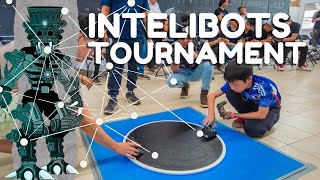 COMBATES INTELIBOTS TOURNAMENT  MINISUMO AMATEUR RC amp AUTONOMO sumorobot minisumo arduino [upl. by Merrili]