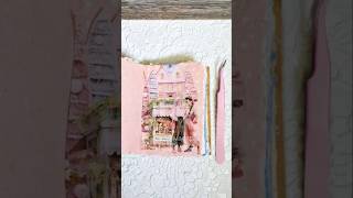 ASMR journal asmr minijournal vintage aesthetic creative journaling art craft scrapbooking [upl. by Tselec477]