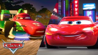 Lightning McQueen Races Francesco in Italy  Pixar Cars [upl. by Pinckney]