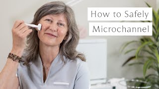 How To Use A Microchanneling Stamp For A Home Facial  AnteAGE [upl. by Vel]