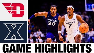 Xavier vs Dayton Highlights  NCAA Mens Basketball  2024 College Basketball [upl. by Biddy]