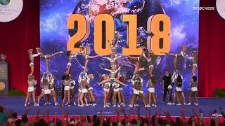 Through The Years Cheer Extreme Senior Elite Pyramids [upl. by Ahtnammas270]