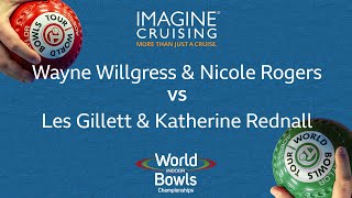 World Indoor Bowls Championship 2024 WWillgress amp NRogers vs LGillett amp KRednall  Day 8 Match 3 [upl. by Michelle]