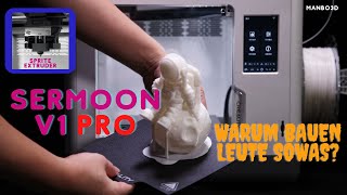 Creality Sermoon V1 Pro smarter 3D Drucker mit Wifi Timelapse Cam im Review [upl. by Rhine513]