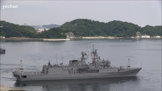 Royal New Zealand Navy RNZN Anzacclass frigateHMNZS Te Mana F111 Departure [upl. by Schmeltzer230]