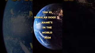 what are the most popular dogs names name dog top [upl. by Iridissa]