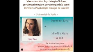 Master Psychologie clinique de la santé  Université de Paris [upl. by Aimekahs]