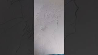 Satori gojo anime drawing shorts youtubeshorts shortsfeed [upl. by Lea]