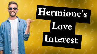 Who is Hermione Granger in love with in Harry Potter [upl. by Llessur]