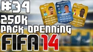 Fifa 14 Ultimate Team 34 250K PACK OPENNING  INFORM [upl. by Trik]