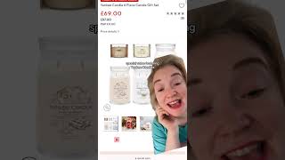 Yankee Candles Christmas deal QVC tsv offer Link in pinned comments qvc giftsformum [upl. by Josephine]