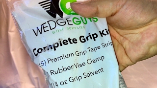 Complete Golf Grip Kit for Regripping Golf Clubs by Wedge Guys [upl. by Siramad274]