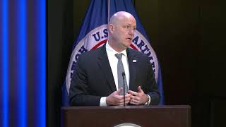 Data Transparency press conference ICE releases FY 24 Qtr 1 immigration enforcement statistics [upl. by Crofton104]