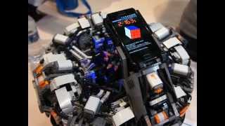 The CubeStormer 2  World Record Rubiks Cube Solver made from LEGO NXT Mindstorms [upl. by Annawyt913]